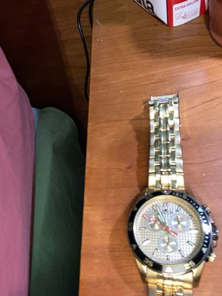 Reloj Lotus Dorado Cronógrafo