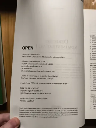 Derecho administrativo I. (24a edición)