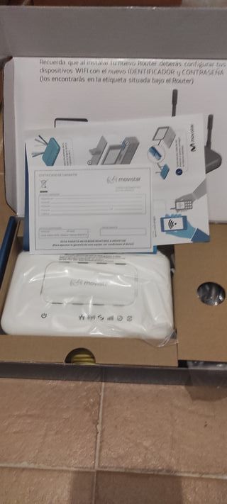 Router Fibra/ADSL e 2 TV Movistar