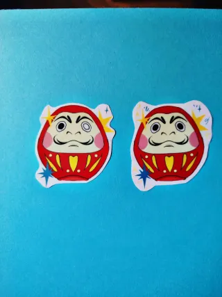 Pegatinas Daruma (2 unidades)