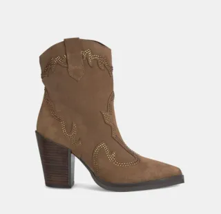 Botín Alma en Pena Piel Marrón