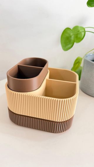 Organizador de Maquiagem Empilhável