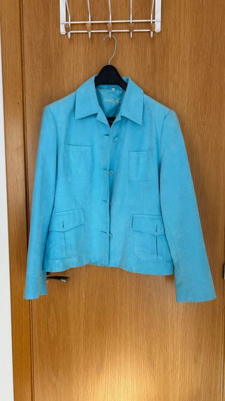 Chaqueta DANDARA azul cielo mujer