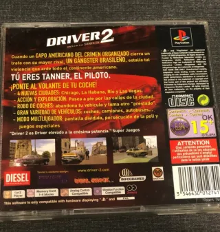 Driver 2 PS1 PAL España