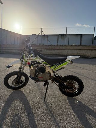 Pit Bike Kayo Motocross Verde/Blanco