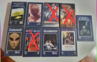 Colección Películas VHS Culto Terror Sci-Fi