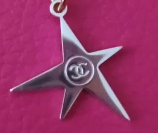 Colgantes Chanel Camelia Dorada y Cometa