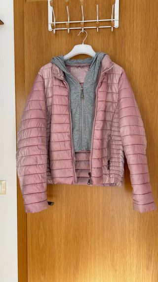 Chaqueta deportiva rosa mujer