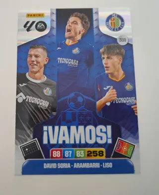 Vamos Getafe. Adrenalyn 2025-26. Panini.