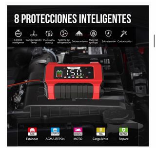 Cargador Batería Coche NEXPEAK NC215 15A