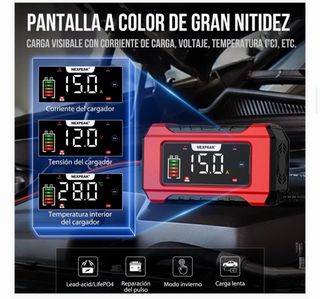 Cargador Batería Coche NEXPEAK NC215 15A