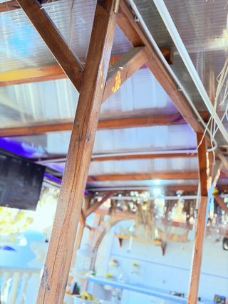 Cenador/Pérgola con Mesa y Sillones Jardín