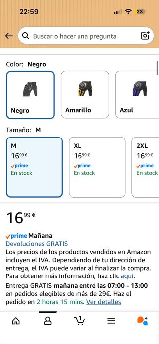 Guantes Moto Mujer Talla M Pantalla Táctil