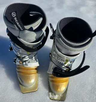 Scarponi sci telemark 75mm Scarpa t1 n.37 donna