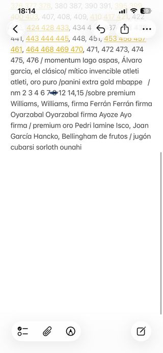 Cromos Adrenalyn 25-26 XL