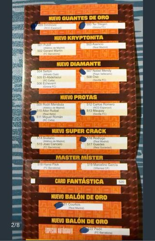 Cromos Adrenalyn 25-26 XL