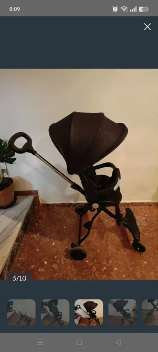 Carrito de paseo negro