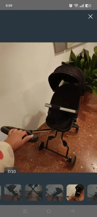 Carrito de paseo negro