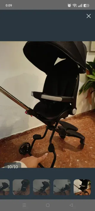 Carrito de paseo negro