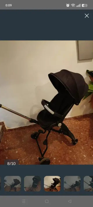 Carrito de paseo negro