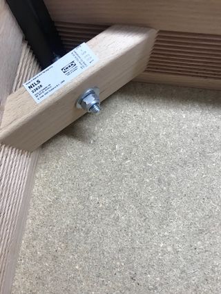 Taburete Ikea Nils Blanco