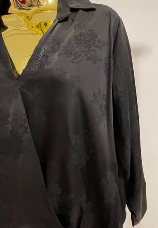 Conjunto cetim preto