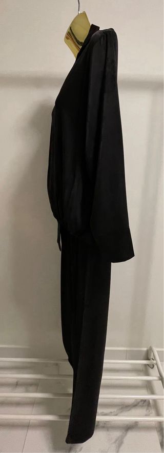 Conjunto cetim preto