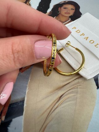 Pendientes PDPAOLA Aro Multicolor de plata