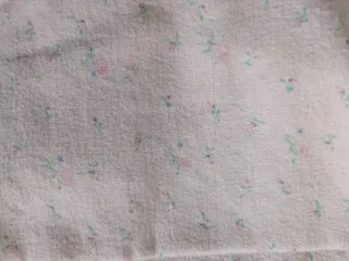 Camisón vintage franela hecho a mano