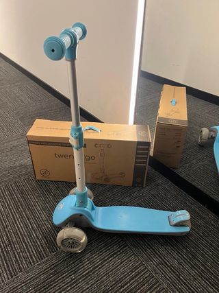 Patinete infantil 3 ruedas mint