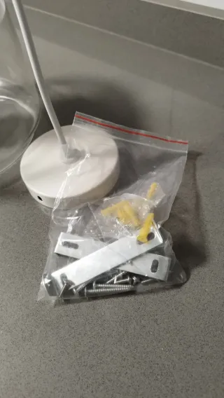 Lámpara de techo con pájaro