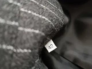 Giacca donna antracite gessata