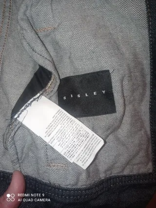 Cazadora vaquera Sisley Talla M