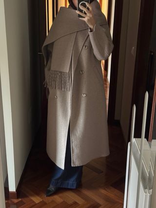 Abrigo Scalpers Beige/Marrón