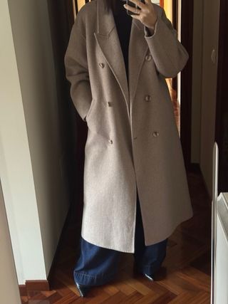 Abrigo Scalpers Beige/Marrón