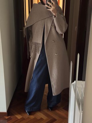 Abrigo Scalpers Beige/Marrón