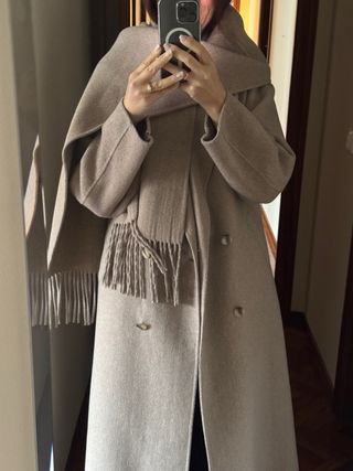 Abrigo Scalpers Beige/Marrón