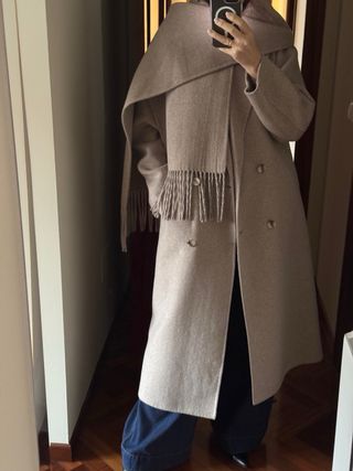 Abrigo Scalpers Beige/Marrón