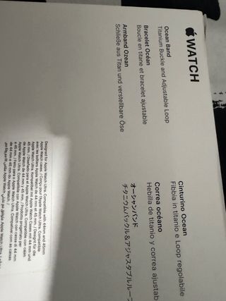 Correa Apple Watch Ultra Azul Ocean