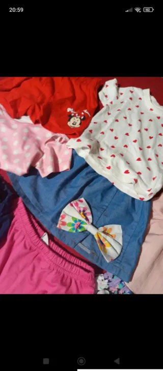 Lotto abbigliamento bimba estivo