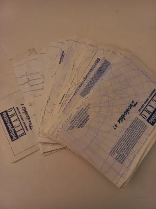 Rara raccolta di decalcabili per ricamo anni 70-80