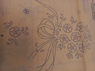 Rara raccolta di decalcabili per ricamo anni 70-80