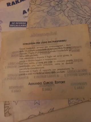 Rara raccolta di decalcabili per ricamo anni 70-80