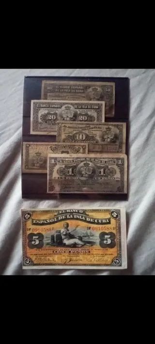 Billetes El Banco Español de la Isla de Cuba