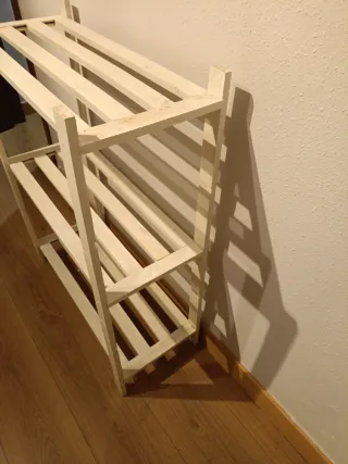 Estantería zapatero madera 91x70x30