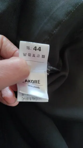 Abito donna nero con coulisse