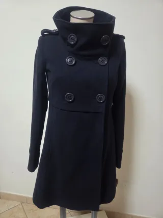 Cappotto Miss Sixty nero militare chic XS