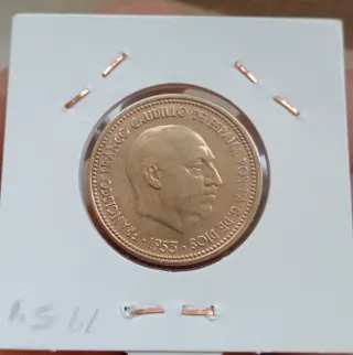 2,5 Pesetas 1953 *54. Falta de presión
