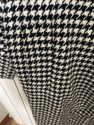 Cappotto a quadretti manica 3/4