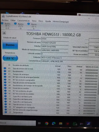 Disco Duro Toshiba NAS N300 18TB
